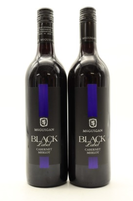 (2) 2018 McGuigan Black Label Cabernet - Merlot, Australia