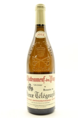 (1) 2012 Domaine du Vieux Telegraphe Chateauneuf-du-Pape La Crau Blanc, Rhone [JR16.5]