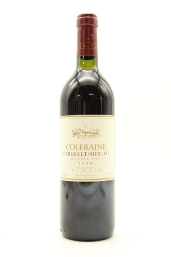 (1) 1988 Te Mata Estate Coleraine, Hawke's Bay