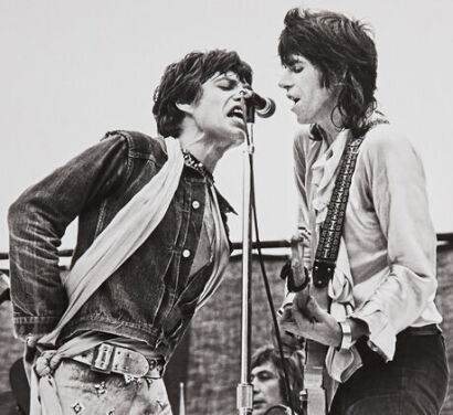 Mick Jagger, Keith Richards, The Rolling Stones - Western Springs Stadium