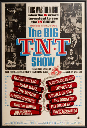 A Rare and Original 'The Big TNT Show' Poster