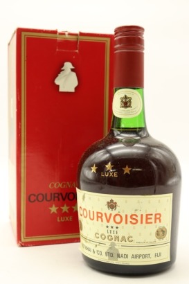 (1) Courvoisier 3 Star Luxe Cognac, Fiji Import, 40% ABV (GB)