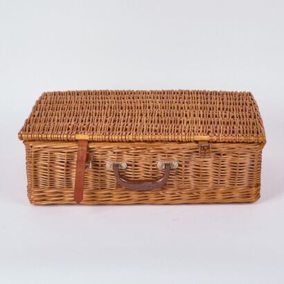 A Vintage Picnic Basket Set