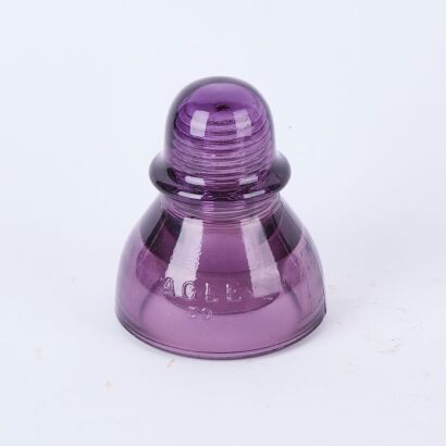 An Agee 30 Amethyst Glass Australian Insulator c.1930