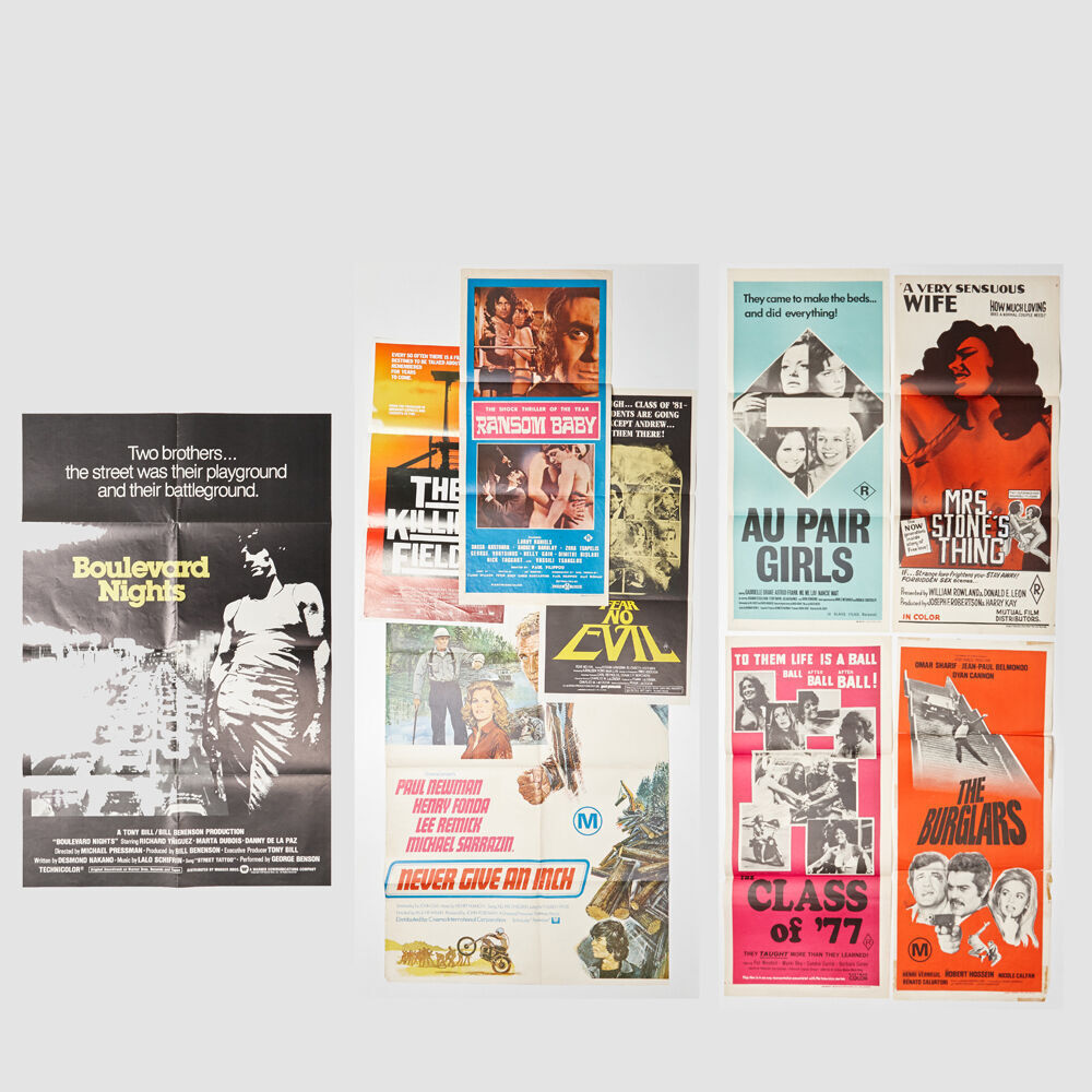 A Rare Collection of Vintage 1970 Movie Posters