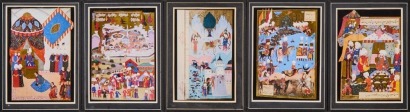 A Set of Five Ottoman Prints