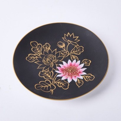 A Gilt And Gold Wall Plate