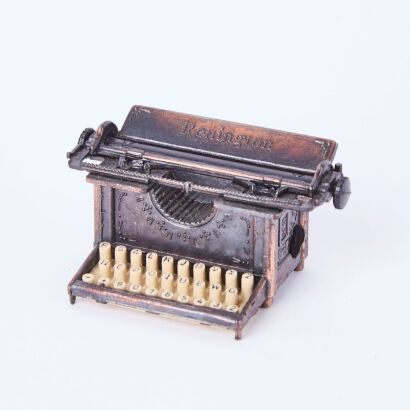 A Die-Cast Pencil Sharpener in the form of a Typewriter