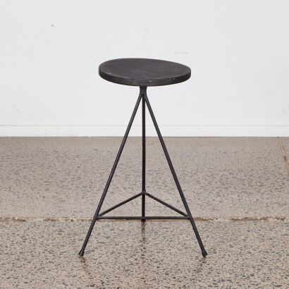 A Retro Metal Tripod Based Table