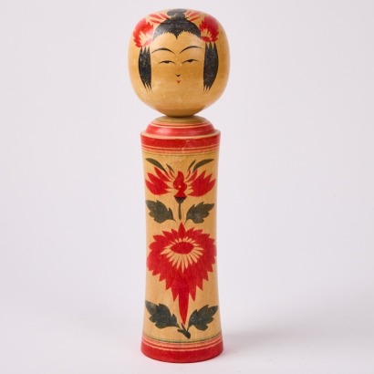 A Wooden Kokeshi Doll