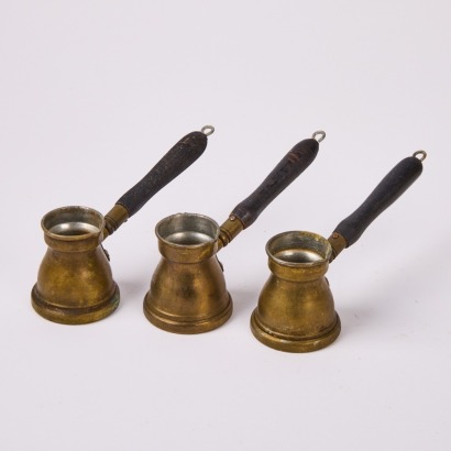A Trio of Turkish Coffee Pots