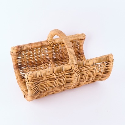 A Wicker Wood Basket