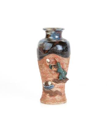 A Sumida Pottery Baluster Vase