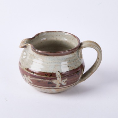 A Leaf Marked New Zealand Pottery Jug