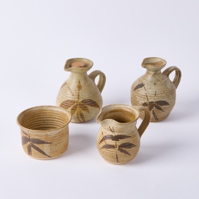 A Set of Willy Kuiper Jugs and a Bowl