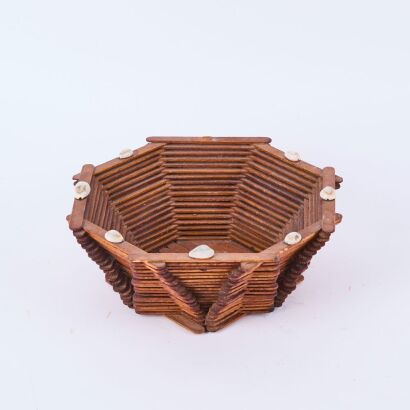 A Prison Art Style Popsicle Stick Bowl