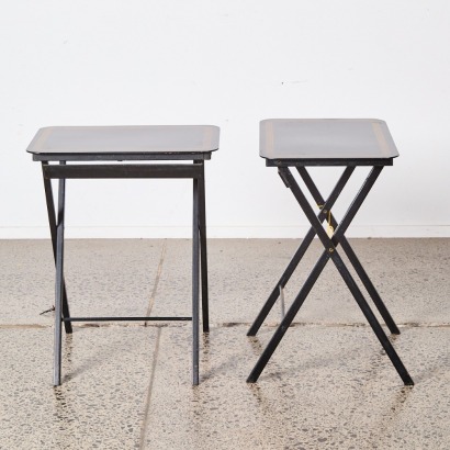 A Pair Of American Grecian Key Pattern Tables