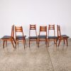 A Suite Of Eight Danish Niels Molley Ladder Back Dining Chairs C.1960s - 5
