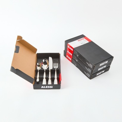 An Alessi Nuovo Milano Four Setting Cutlery Set
