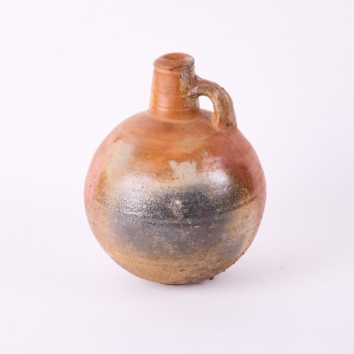 A Chester Nealie Anagama Fired Bottle Form