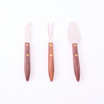 A Set Of Three Midcentury Cheese Board Utensils