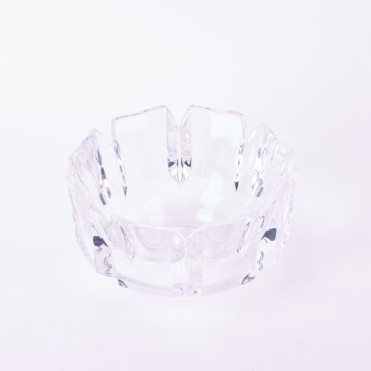 A Vintage Corona Orrefors Crystal Bowl By Lars Hellsten