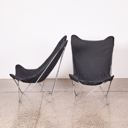 A Pair of Outdoor Butterfly Chairs