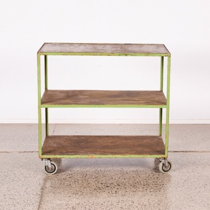 A Three Tiered Industrial Trolley