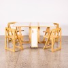 A Nordic Gateleg Table With 4 Chairs