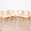 A Set of Four Wishbone Style Cintesi Chairs - 2