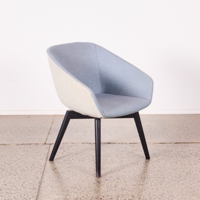 A Grey Felt Chair
