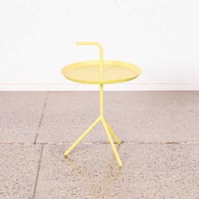 A Retro Style Yellow Side Table