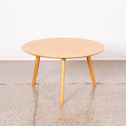 A Circular Oak Coffee Table