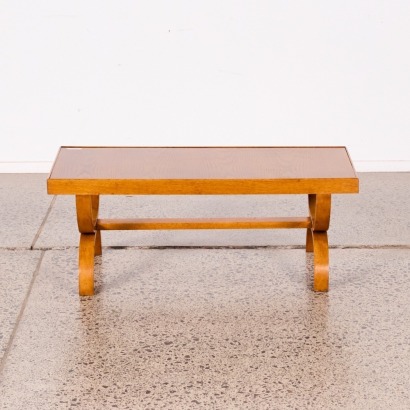 An Art Deco Style Oak Coffee Table