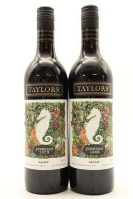 (2) 2021 Taylors Wakefield Promised Land Merlot, South Australia