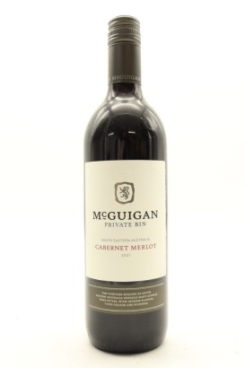 (1) 2021 McGuigan Private Bin Cabernet - Merlot, South Eastern Australia
