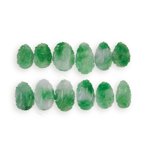 Chinese Jade Ornaments - Set of 12