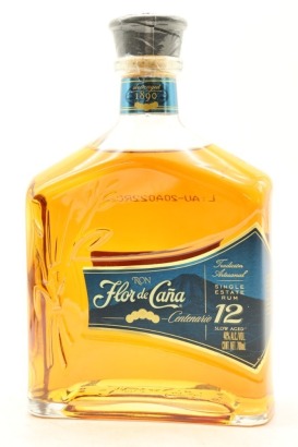 (1) Flor de Cana 12 Year Old Centenario, 40% ABV, 700ml