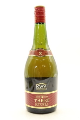(1) KWV 3 Year Old Brandy, South Africa, 43% ABV, 750ml