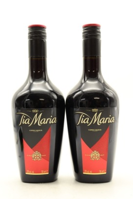 (2) Tia Maria Coffee Liqueur, Italy, 20% ABV, 700ml