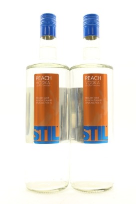 (2) Stil Peach Vodka, 37.2% ABV, 1000ml