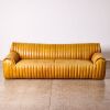 A Coco Republic Aspen Channel Leather Sofa