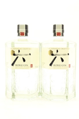 (2) Roku Craft Gin, Japan, 43% ABV, 700ml