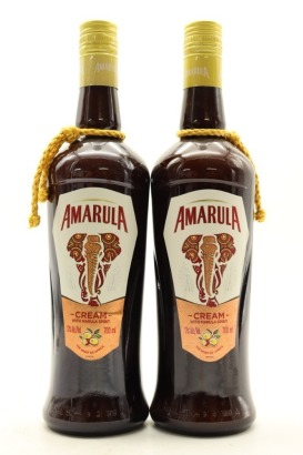 (2) Amarula Marula Fruit Cream Liqueur, South Africa, 17% ABV, 700ml