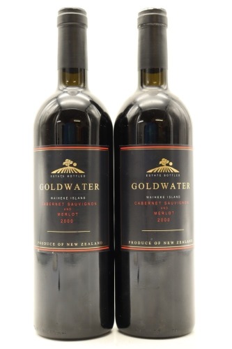 (2) 2000 Goldwater Estate Cabernet Sauvignon Merlot, Waiheke Island