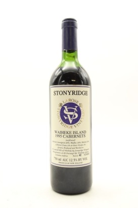 (1) 1995 Stonyridge Vineyard Larose, Waiheke Island (MS)