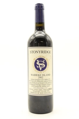 (1) 2002 Stonyridge Vineyard Larose, Waiheke Island
