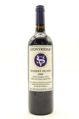 (1) 2009 Stonyridge Vineyard Larose, Waiheke Island