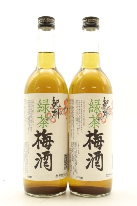 (2) Green Tea Umeshu, 12% ABV, 720ml