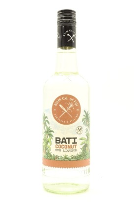 (1) Bati Coconut Rum Liqueur, Fiji, 25% ABV, 700ml
